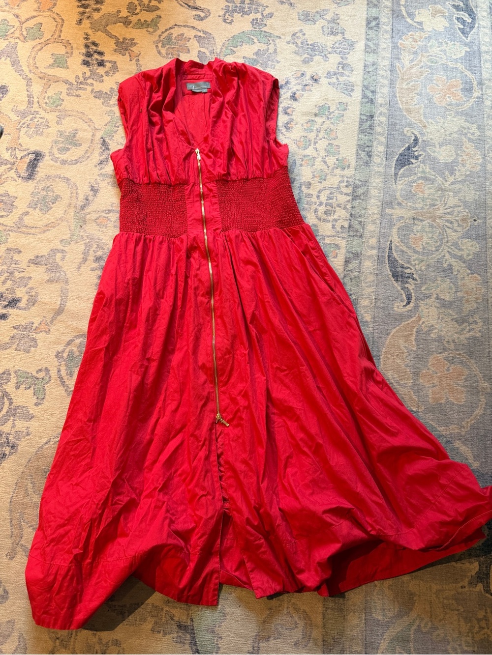 Red Sleeveless Anthro Tommie Women's Dress